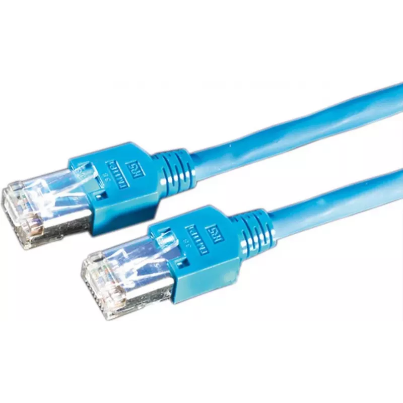 Dätwyler Cat 5e SFTP Patch Καλώδιο RJ-45 σε RJ-45, 2 m, Μπλε, Χωρίς Αλογόνα 21.05.8024