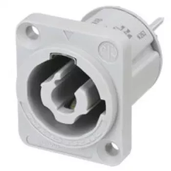 Neutrik NAC3MPXXB powerCON TRUE1 TOP Σύνδεσμος Ενσωμάτωσης, Αρσενικό, 2+PE, 20 A, 250 V AC, Γκρι, Τοποθέτηση Πάνελ