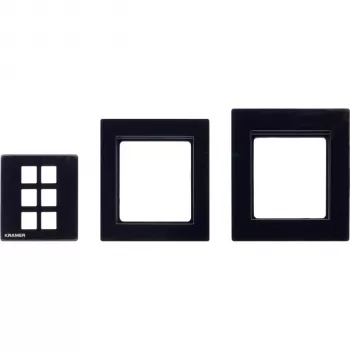 Kramer Electronics RC-206/RC-306 EU Panel Set 80/86 (B) – Μαύρο σετ πλαισίου και μπροστινής πλάκας για έκδοση EU του RC-206/RC-306 30-00020599