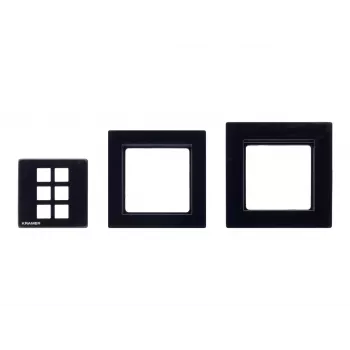 Kramer Electronics RC-206/RC-306 EU Panel Set 80/86 (B) – Μαύρο σετ πλαισίου και μπροστινής πλάκας για έκδοση EU του RC-206/RC-306 30-00020599