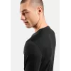 Odlo Merino 200 BL Top Crew Neck LS μπλούζα βάσης - μαύρο - XXL