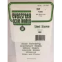 Evergreen πλάκα πολυστυρενίου 300 mm x 150 mm x 1,00 mm, συσκευασία 2 τεμ., λευκή 9040