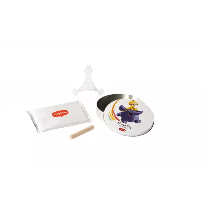 Tiny Love Magic Box στρογγυλό σετ ανάμνησης αποτυπωμάτων χεριών και ποδιών μωρού