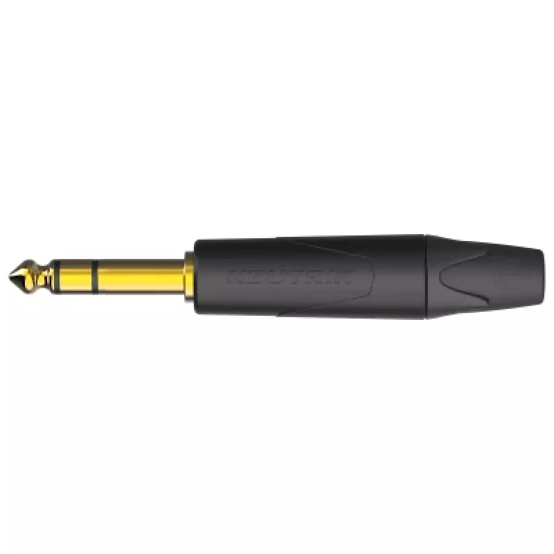 Neutrik NP3XX-AU-0 Βύσμα jack TRS 1/4 ίντσας με επιχρυσωμένες επαφές