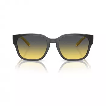Arnette AN4325-27862Q unisex ορθογώνιο γυαλί ηλίου, γκρι σκελετός, γκρι πολυανθρακικοί φακοί, 54-19-145 mm