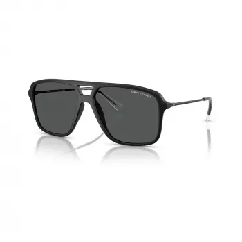 Armani Exchange ανδρικό γυαλί ηλίου AX4150SU, μαύρος σκελετός, γκρι φακοί, 59/15/145 mm AX4150SU80588