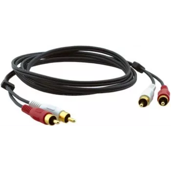 Kramer C-2RAM/2RAM-1 βύσμα RCA αρσενικό σε βύσμα RCA αρσενικό ομοαξονικό καλώδιο ήχου 0,3m μαύρο 95-0202001
