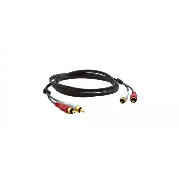Kramer C-2RAM/2RAM-1 βύσμα RCA αρσενικό σε βύσμα RCA αρσενικό ομοαξονικό καλώδιο ήχου 0,3m μαύρο 95-0202001