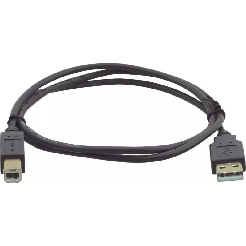 Kramer Electronics Καλώδιο USB 2.0 A σε B 1,8 m Μαύρο 96-0215006