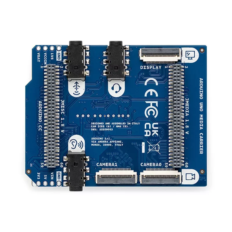 Arduino UNO Media Carrier Πλακέτα Ανάπτυξης ASX00083