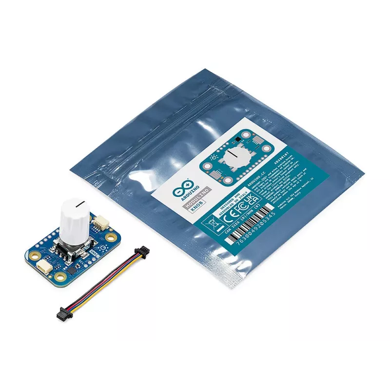 Arduino ABX00107 Modulino Knob Μονάδα Περιστροφικού Εγκωδέρματος με Κουμπί