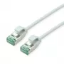 ROLINE RM U/FTP Καλώδιο Patch Cat.6A/Class EA Slim Γκρι 1m - FTP (21.45.3303)