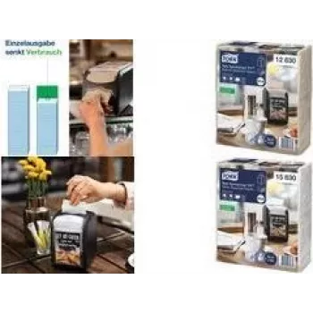 Tork Xpressnap Fit Λευκές Χαρτοπετσέτες Διανομής, 2-φύλλων, για Σύστημα Διανομής N14 (15830)