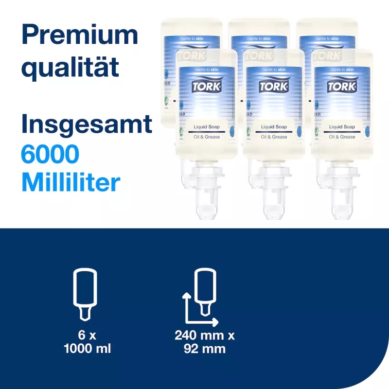 TORK Απολιπαντικό Υγρό Σαπούνι 1 L (424401)