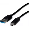 ROLINE RM Καλώδιο USB 3.2 Gen 2, USB A-C, ST/ST, Μαύρο, 2 m 11.45.9012