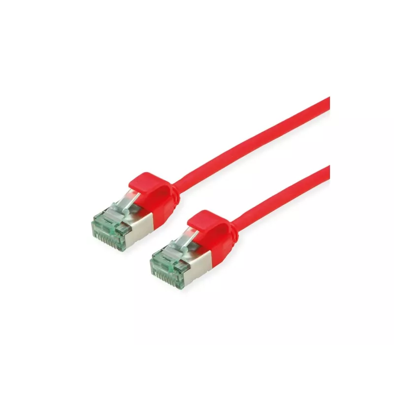 ROLINE RM U/FTP Cat.6A Slim Patch Καλώδιο, Κόκκινο, 1,5 m 21.45.3314