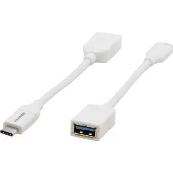 Kramer Electronics ADC-USB31/CAE Καλώδιο USB 3.2 Gen 1, USB-C σε USB-A, Λευκό, 0,91 m 99-97210005