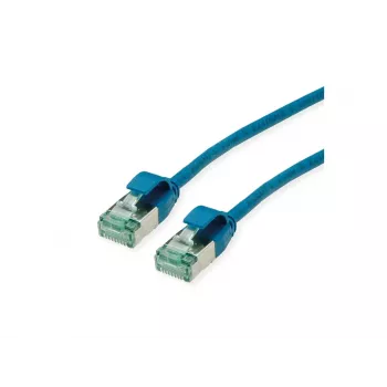 ROLINE RM U/FTP Patch Καλώδιο Cat.6A/Class EA SLIM Μπλε 5m - FTP (21.45.3347)