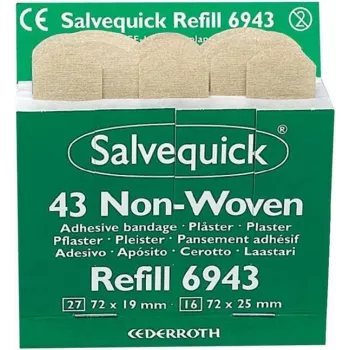SÖHNGEN Salvequick Ταινίες επιδέσμων από μη υφαντό ύφασμα, 43 τεμ., χρώματος δέρματος, υποαλλεργικές, χωρίς λάτεξ 1009943