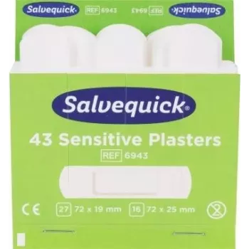 SÖHNGEN Salvequick Ταινίες επιδέσμων από μη υφαντό ύφασμα, 43 τεμ., χρώματος δέρματος, υποαλλεργικές, χωρίς λάτεξ 1009943