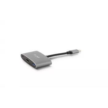 LMP USB-C Combo Hub - HDMI, 3x USB-A, USB-C PD 60W, 5Gbps, Space Grey Αλουμίνιο για MacBook 12 ίντσες