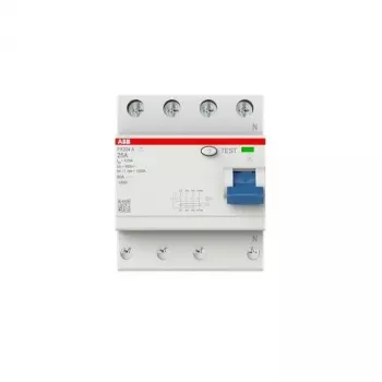 ABB FX204A-25/0.03 Διακόπτης προστασίας ρεύματος διαρροής 4P 25A 30mA Τύπος A 230/400V AC 2CSF204165R1250