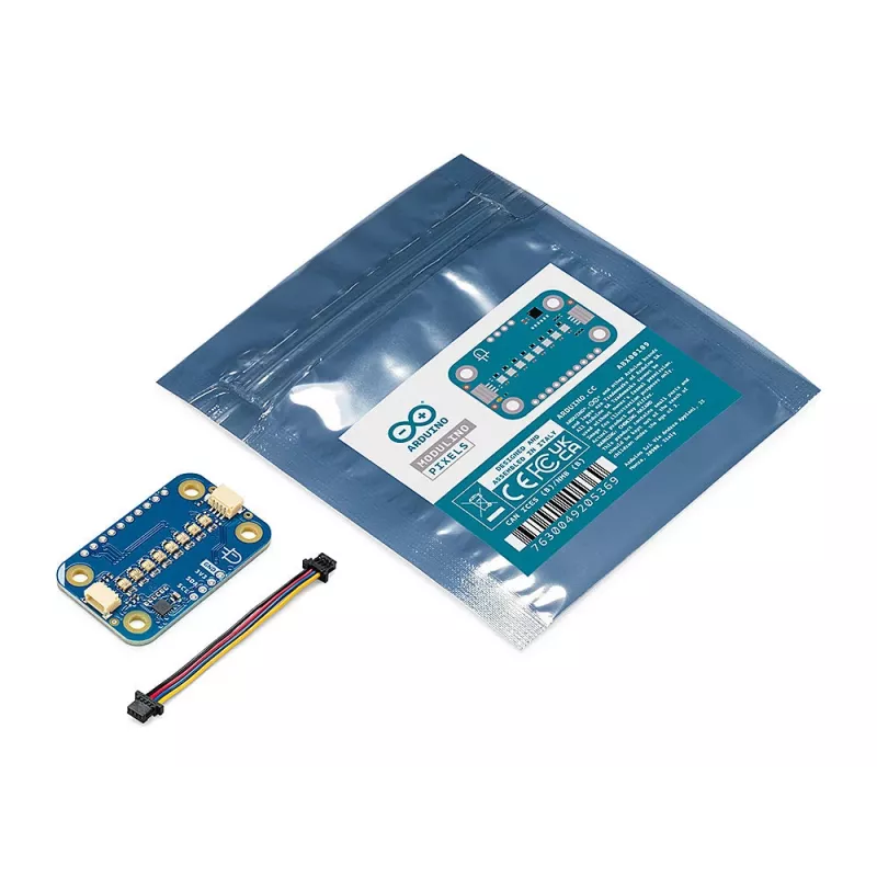 Arduino ABX00109 Modulino Pixels μονάδα οδήγησης διευθυνσιοδοτούμενων RGB LED