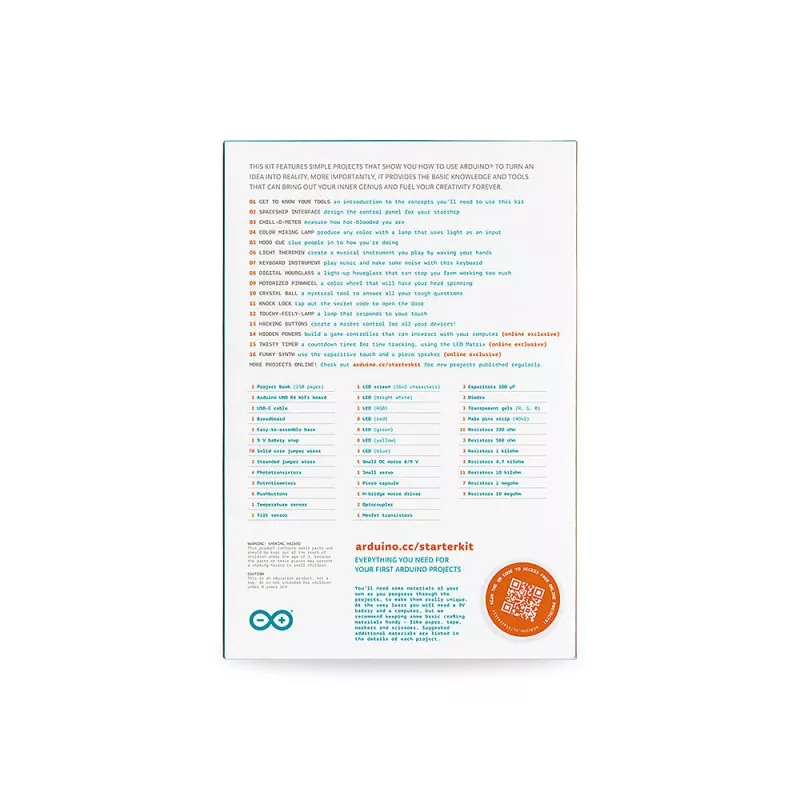 Arduino K000007_R4 Kit Starter Rev 4 εκπαιδευτικό (K000007_R4)