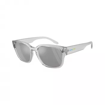 Arnette AN4325-28586G Unisex ορθογώνια γυαλιά ηλίου, μαύρο ματ σκελετός, σκούρο γκρι φακοί, 54-19-145 mm
