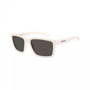 Arnette AN4346-296387 Ανδρικό γυαλιά ηλίου, ορθογώνια, μαύρο ματ σκελετός, γκρι φακοί, 57-18-140 mm