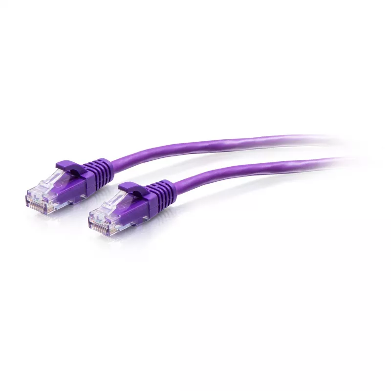 C2G 0,3m Cat6a Slim Καλώδιο patch Ethernet U/UTP RJ-45 μωβ 28 AWG