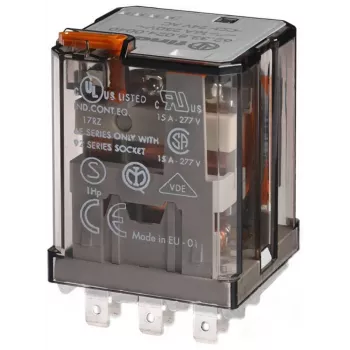 Finder 62.33.8.024.4040 Βιομηχανικό ρελέ βύσματος 24 V AC 16 A 3PDT