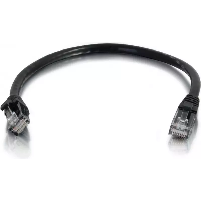 Cables2Go 0,5m Cat6 UTP Καλώδιο patch Ethernet, μαύρο, Snagless, θήκη PVC 83405