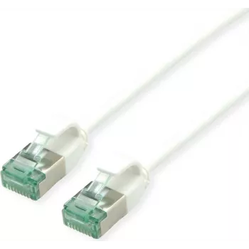 ROLINE RM U/FTP Patch καλώδιο Cat.6A/Class EA SLIM λευκό 2m - FTP (21.45.3365)