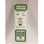 Evergreen 292 προφίλ L πολυστυρολίου 350 x 2 x 2 mm, 4 τεμ., λευκό