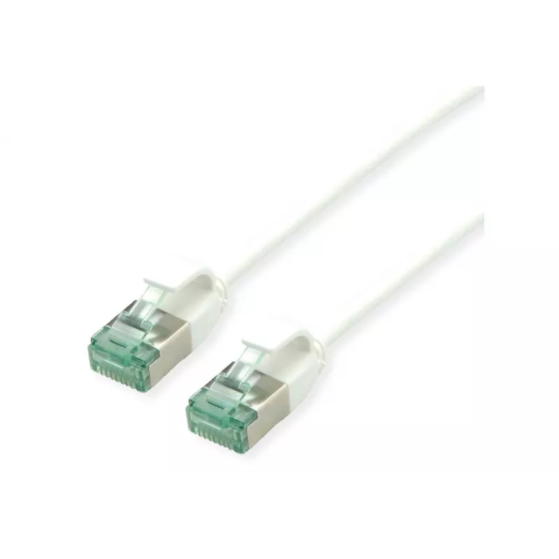 ROLINE RM U/FTP Patch καλώδιο Cat.6A/Class EA SLIM λευκό 3m - FTP 21.45.3366