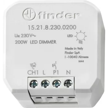 FINDER ηλεκτρονικός dimmer 200 W LED (152182300200)