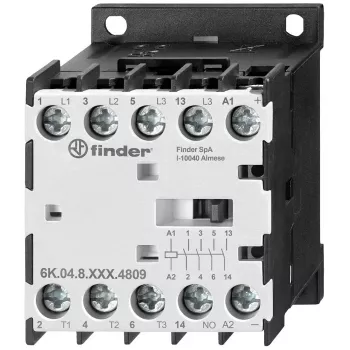 Finder μίνι ρελέ για βιομηχανία 5,5kW πηνίο 230V AC (6K.04.8.230.4312)