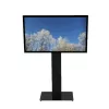 HI-ND MOUNTS HI-ND Βάση δαπέδου γυάλινη universal 49-65 ίντσες για οθόνη LCD - Μαύρο (RAL 9005) FS0000-5001-02