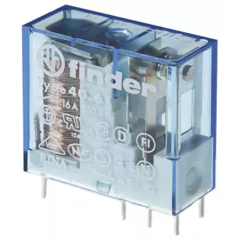 Finder 40.61.9.018.4000 Ρελέ ισχύος 16A SPDT 18V DC τοποθέτηση PCB