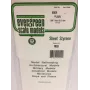 Evergreen πλάκα πολυστυρενίου 300 mm x 150 mm x 0,13 mm, λευκό, συσκευασία 3 τεμ. (9009)
