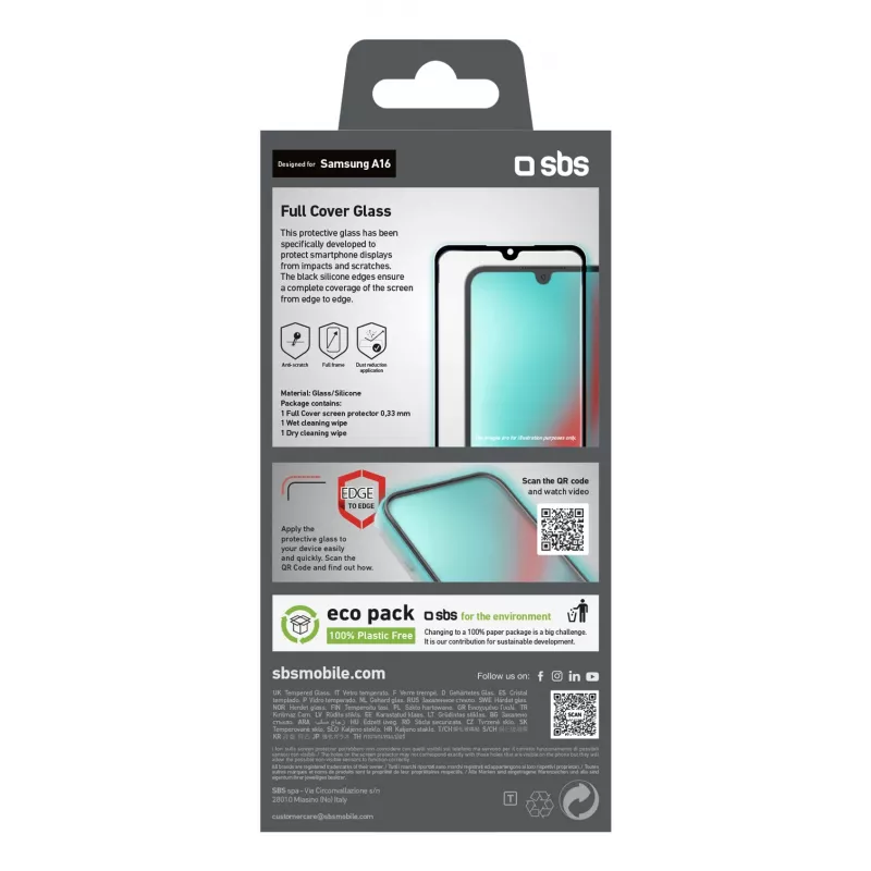 SBS MOBILE SBS γυαλί SP Full Cover Galaxy A16 (TESCRFCSAA16)