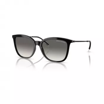 Armani Exchange γυναικείο γυαλί ηλίου ορθογώνιο AX4151S 815811 μαύρο/γκρι διαβάθμιση 55mm
