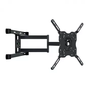 Vivanco Full-Motion βάση τοίχου TV για οθόνες 32-65 ιντσών έως 45 kg, VESA 200x200 έως 600x400, μαύρη VVTVFMOR65INCH45KG