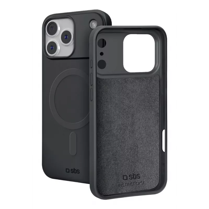 SBS Instinct Mag Θήκη για iPhone 18 Pro / 17 Pro, συμβατή με MagSafe, μαύρο