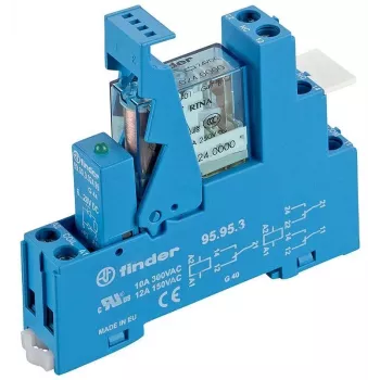 FINDER 49.52.7.024.0050 Ρελέ διεπαφής 8A 2 CO 24V DC