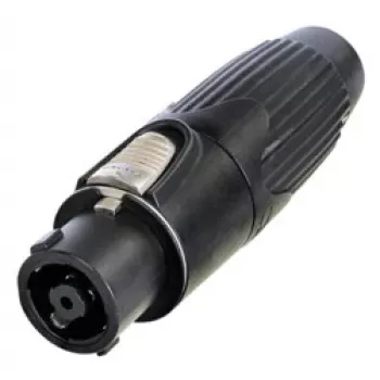 Neutrik NLT8FXX-BAG Βύσμα καλωδίου speakON 8 ακίδων, υποδοχή, μαύρο