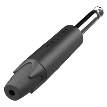 Neutrik NP2XX-NI-0 6,35 mm Βύσμα jack 2 ακίδων, επαφές επικασσιτερωμένες, σύνδεση συγκόλλησης