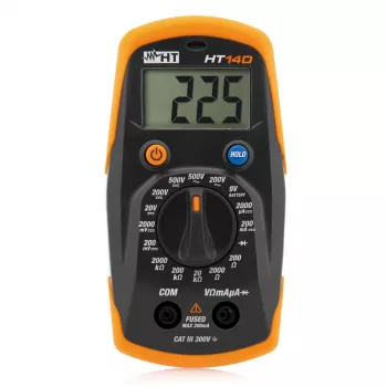 HT Instruments HT14D Ψηφιακό πολύμετρο CAT III 300 V, CAT II 600 V, 2000 Counts 1010160