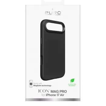 PURO Icon θήκη για Apple iPhone 17 Air 6,6 ίντσες μαύρο συμβατή με MagSafe